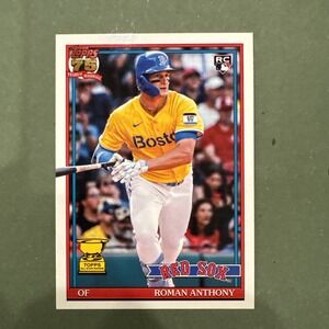 2026 Topps Series 1 Roman Anthony 75th Anniversary Rookie Cup T91-71